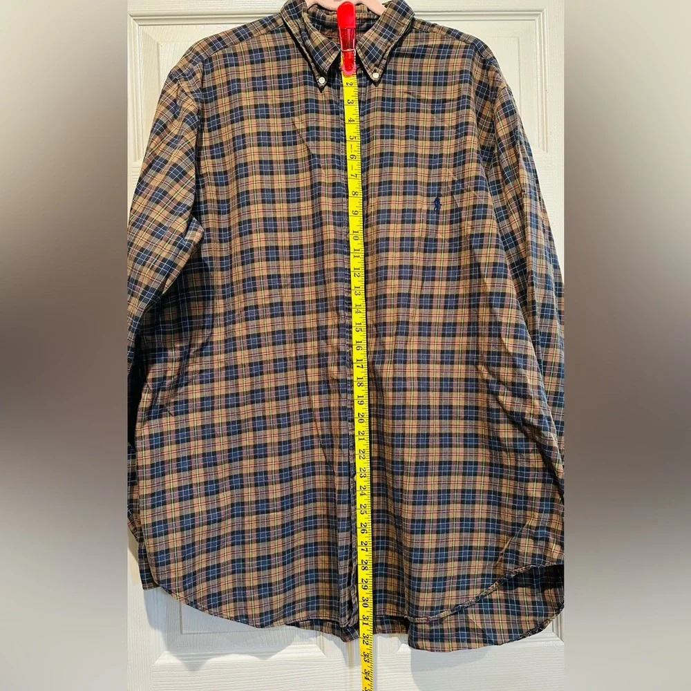 POLO RALPH LAUREN plaid Men’s Button down - Picture 6 of 6